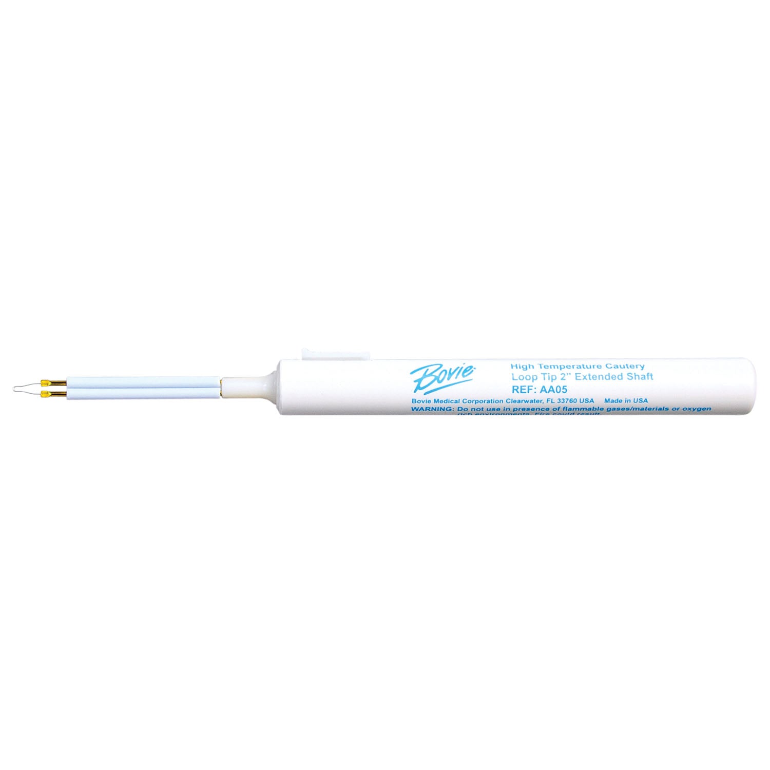 Bovie High-Temp 2\ Loop Tip Cautery, Flexible Extended Shaft, 10/bx"