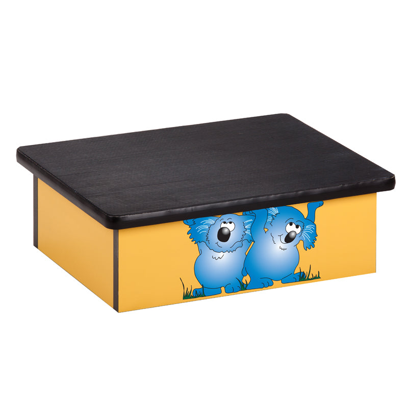 Clinton 10-K Koala, Yellow, Laminate Step Stool | QuinceMedical.com