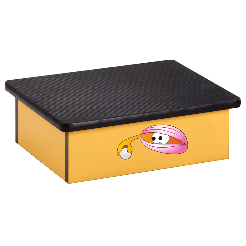 Clinton 10-OC Ocean Clam Yellow Laminate Step Stool | QuinceMedical.com