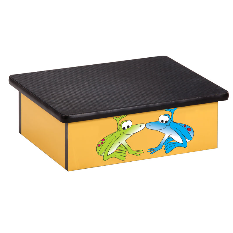 Clinton 10-RFY Rainforest Tree Frogs Yellow Laminate Step Stool | QuinceMedical.com