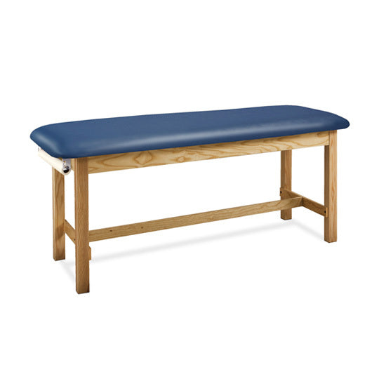 Clinton 100-E Classic Express Flat Top Treatment Table — Royal Blue upholstery