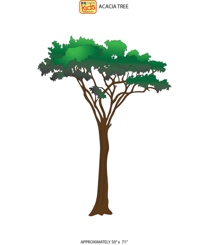 Clinton 14-CC Acacia Tree Wall Sticker | QuinceMedical.com
