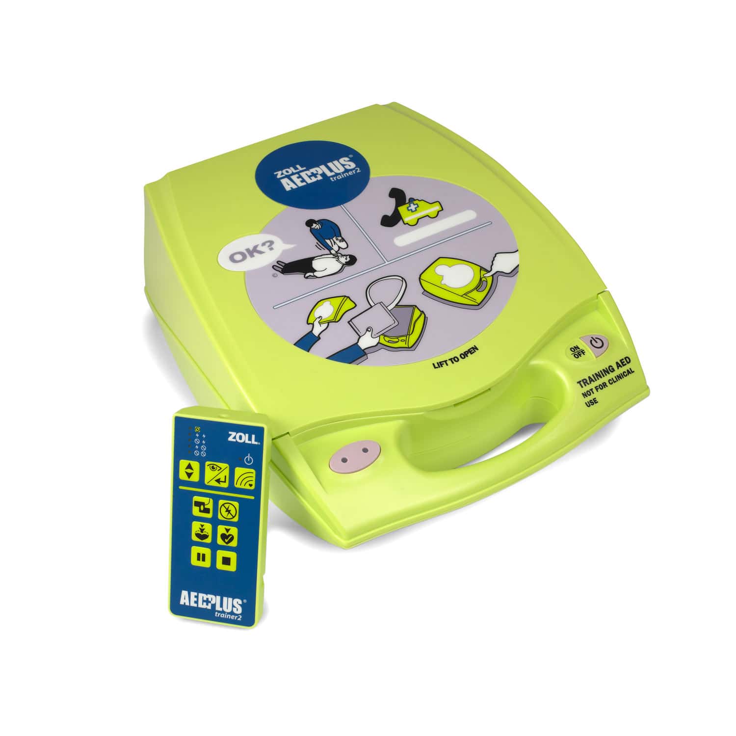 Zoll Aed Plus Aha English Fully Automatic Trainer