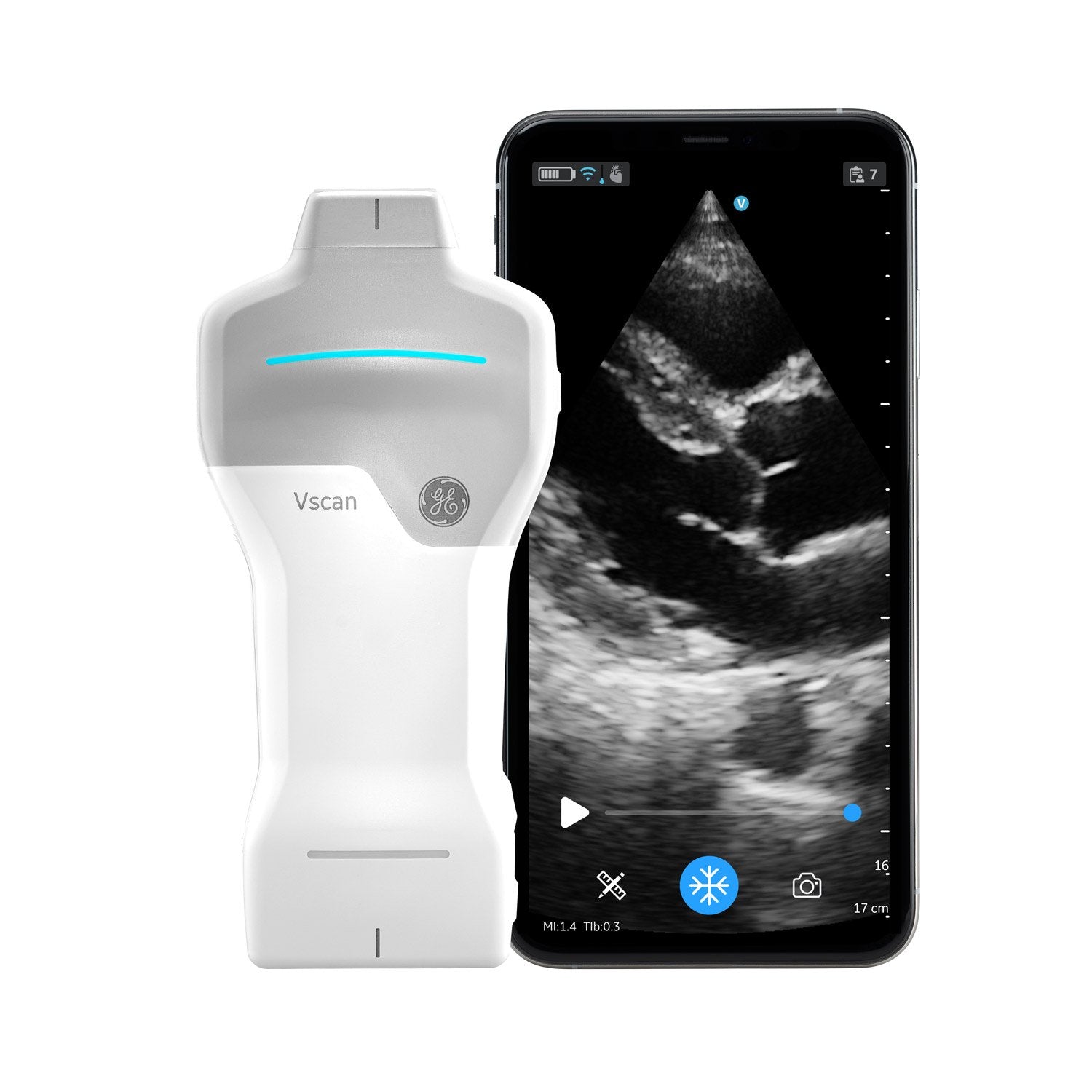 GE Vscan Air™ SL Ultrasound System GEM H3034VP | QuinceMedical.com