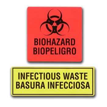 Clinton TR-20R Medium Round Red Waste Receptacle | QuinceMedical.com