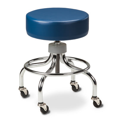 Clinton 2102 Chrome Base Stool | QuinceMedical.com