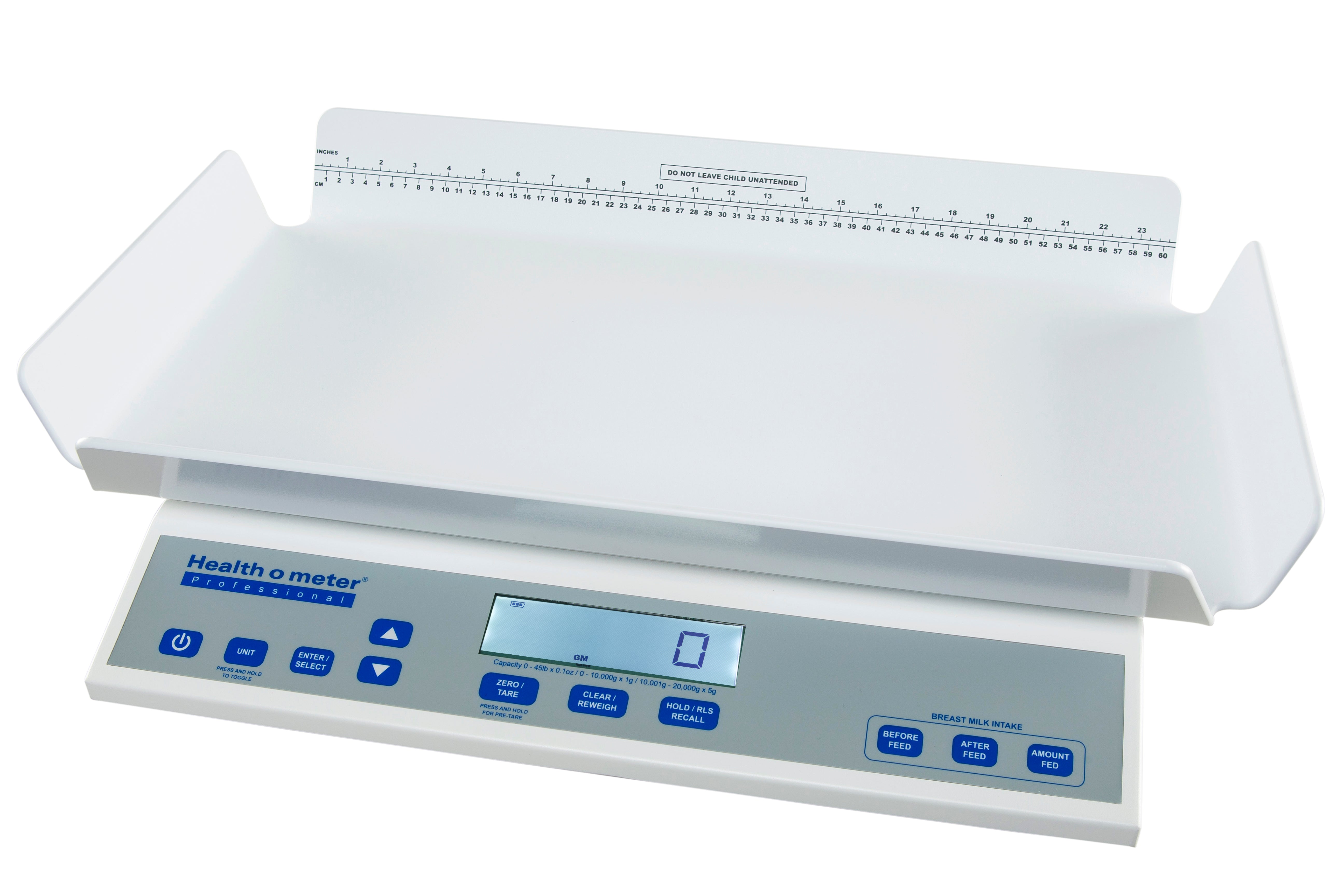 Health o meter 2210 Antimicrobial High-Resolution Digital Neonatal/Pediatric Four-Sided Tray Scale | QuinceMedical.com