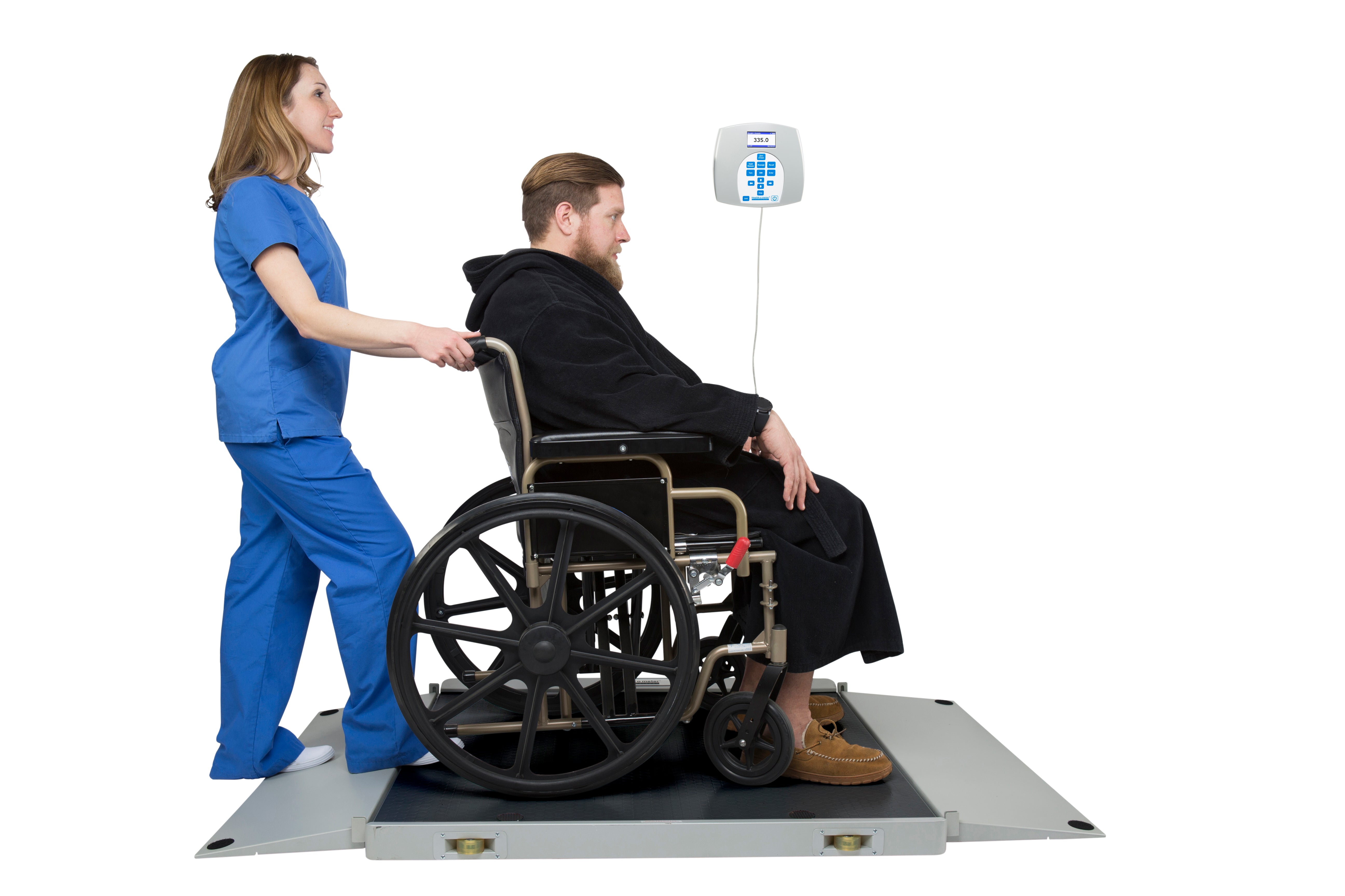 Health o meter 2700 Digital Wheelchair Dual Ramp Scale with XL Platform | QuinceMedical.com