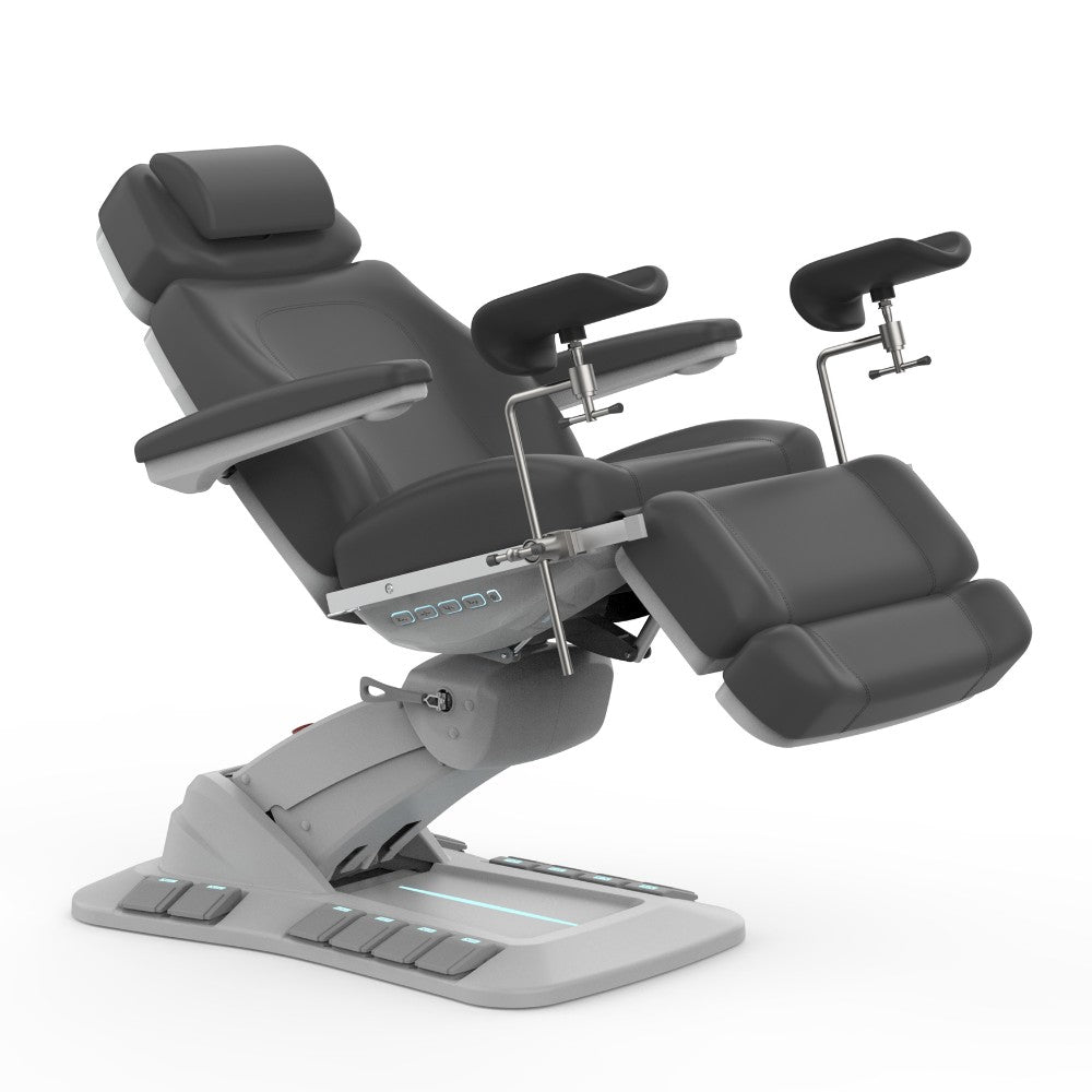 Silverfox 2246EBNS Electric Exam Chair with Stirrups