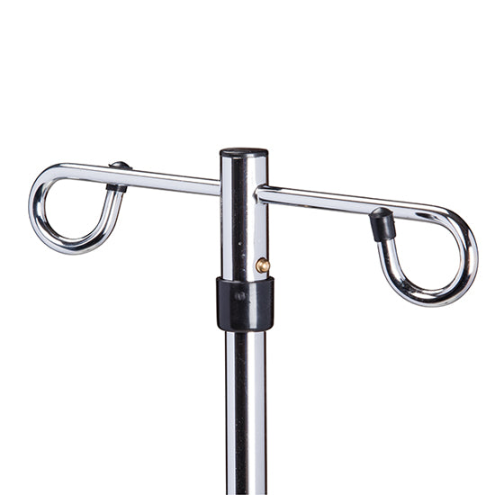 Clinton IV-35 5-Leg, 2-Hook IV Pole | QuinceMedical.com