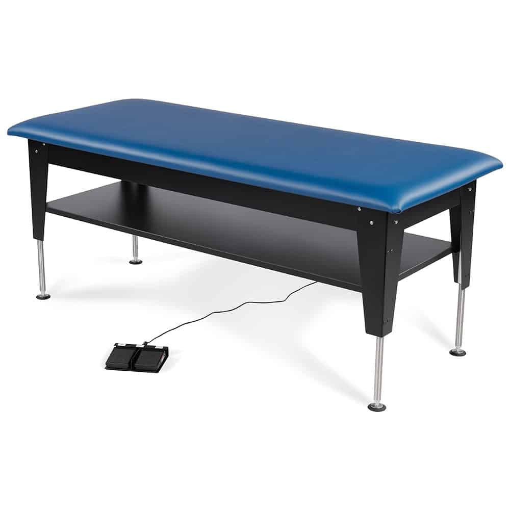 Hausmann ADA Bariatric Electric Hi-Lo Treatment Table with Storage Shelf (30" × 72") 4723