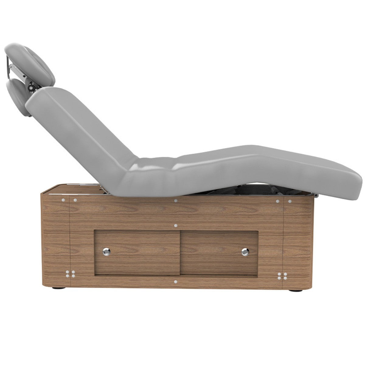 SilverFox 2285B Three-Motor Electric Spa and Treatment Table with Storage Cabinet