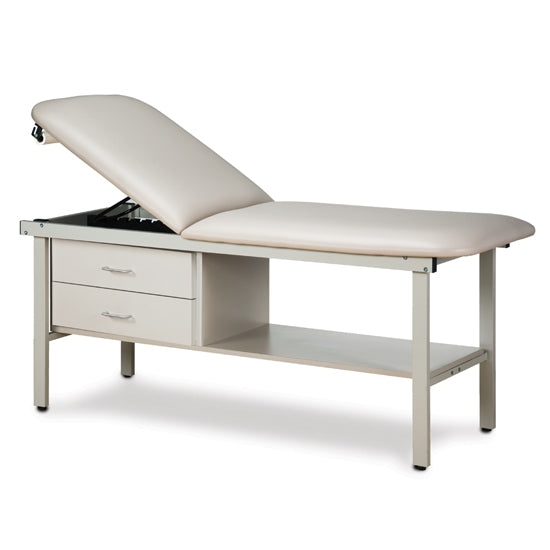 Clinton 3013 Alpha Series Treatment Table with Drawers | QuinceMedical.com