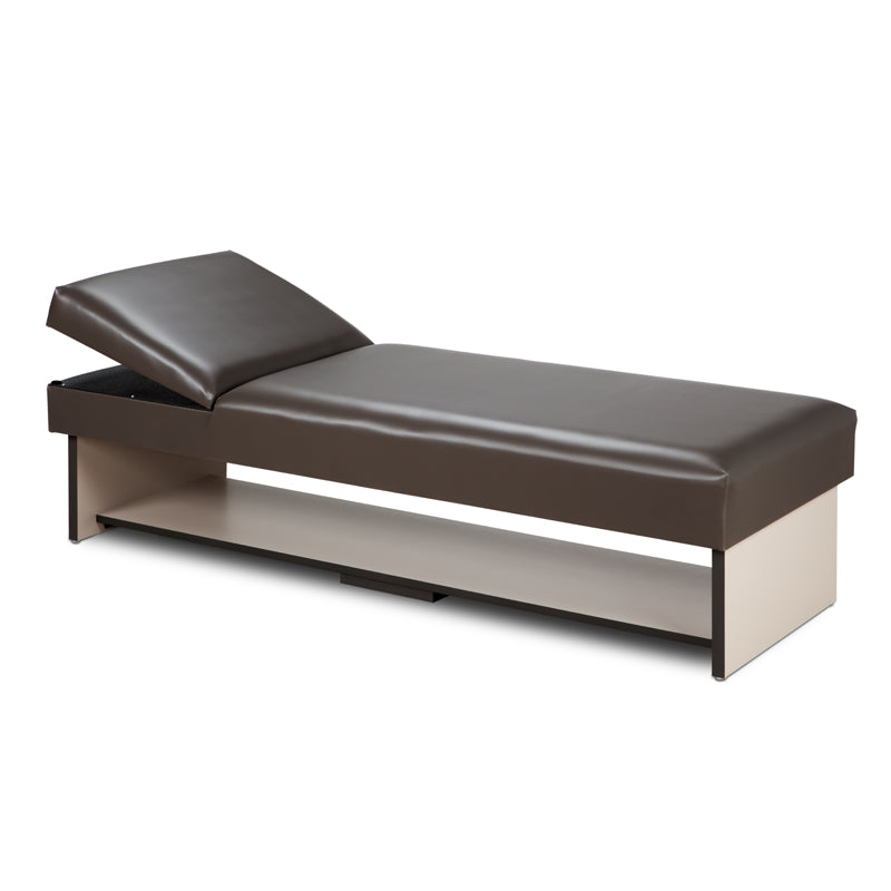 Clinton 3710 Panel Leg Couch with Full Shelf | QuinceMedical.com