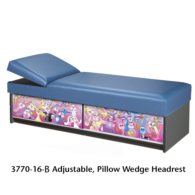 Clinton 3770-B Bonkers for Bunnies Kid Couch with Sliding Doors | QuinceMedical.com