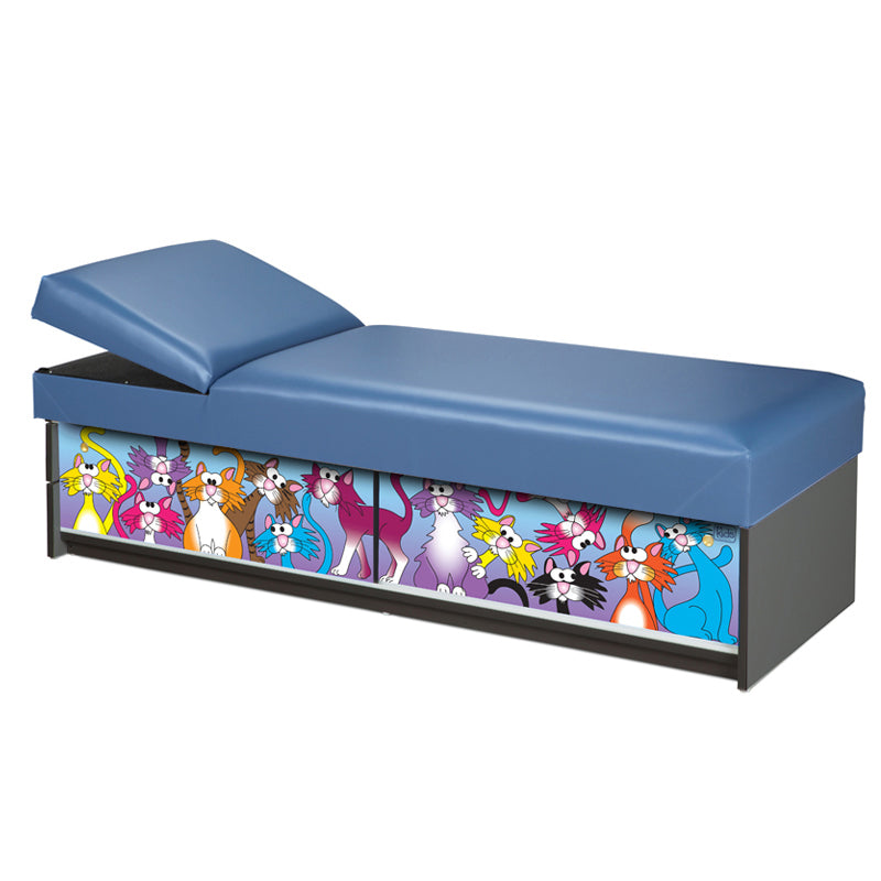 Clinton 3770-C Crazy Cats Kid Couch with Sliding Doors | QuinceMedical.com