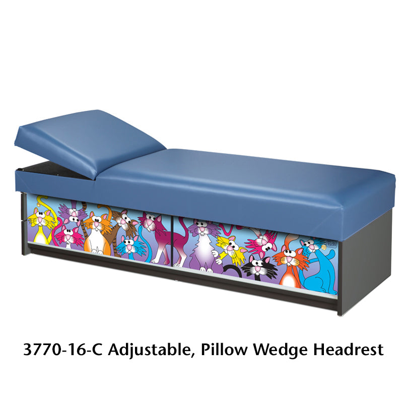 Clinton 3770-C Crazy Cats Kid Couch with Sliding Doors | QuinceMedical.com