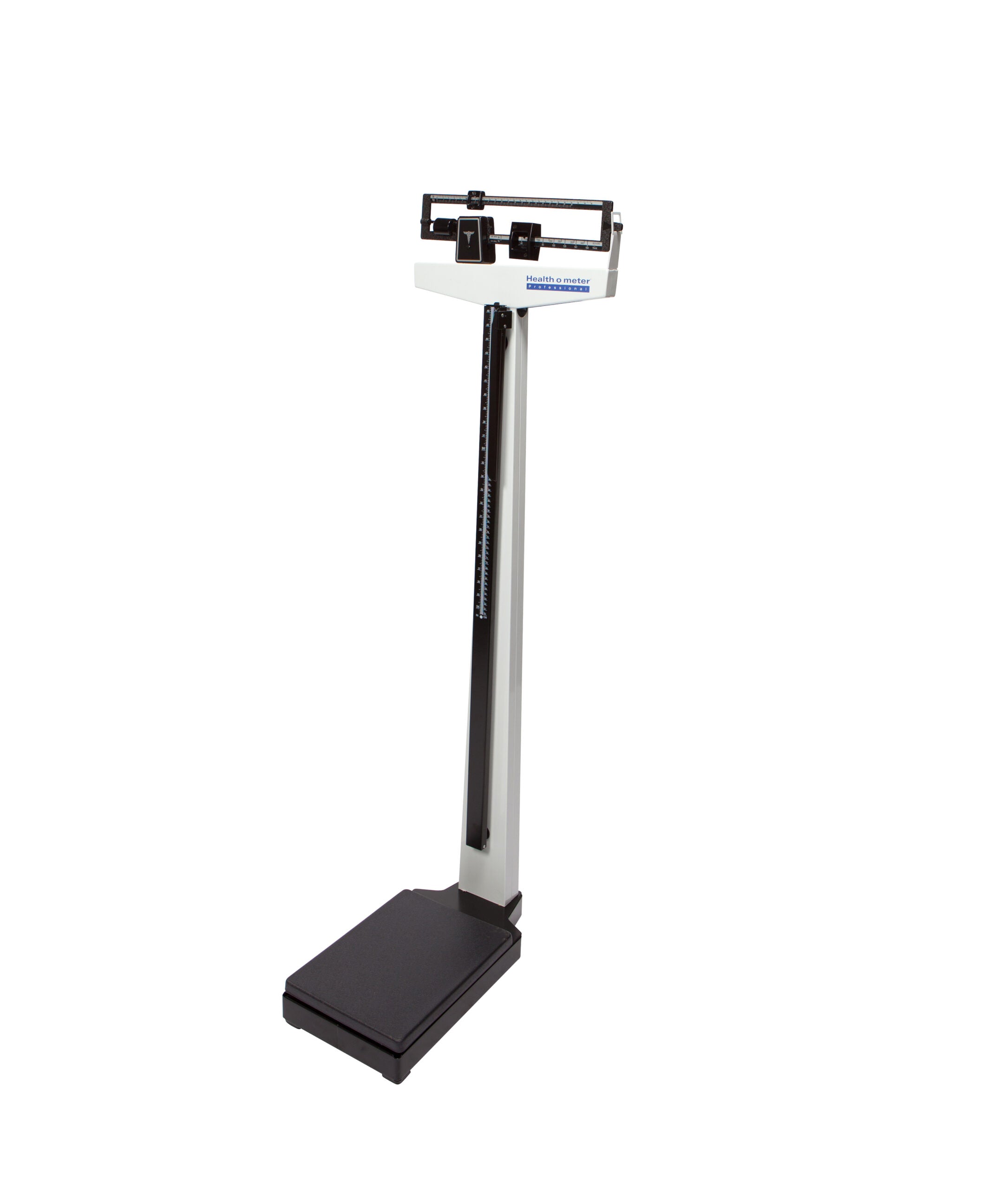 Health o meter 402LB Mechanical Beam Scale with Height Rod | QuinceMedical.com