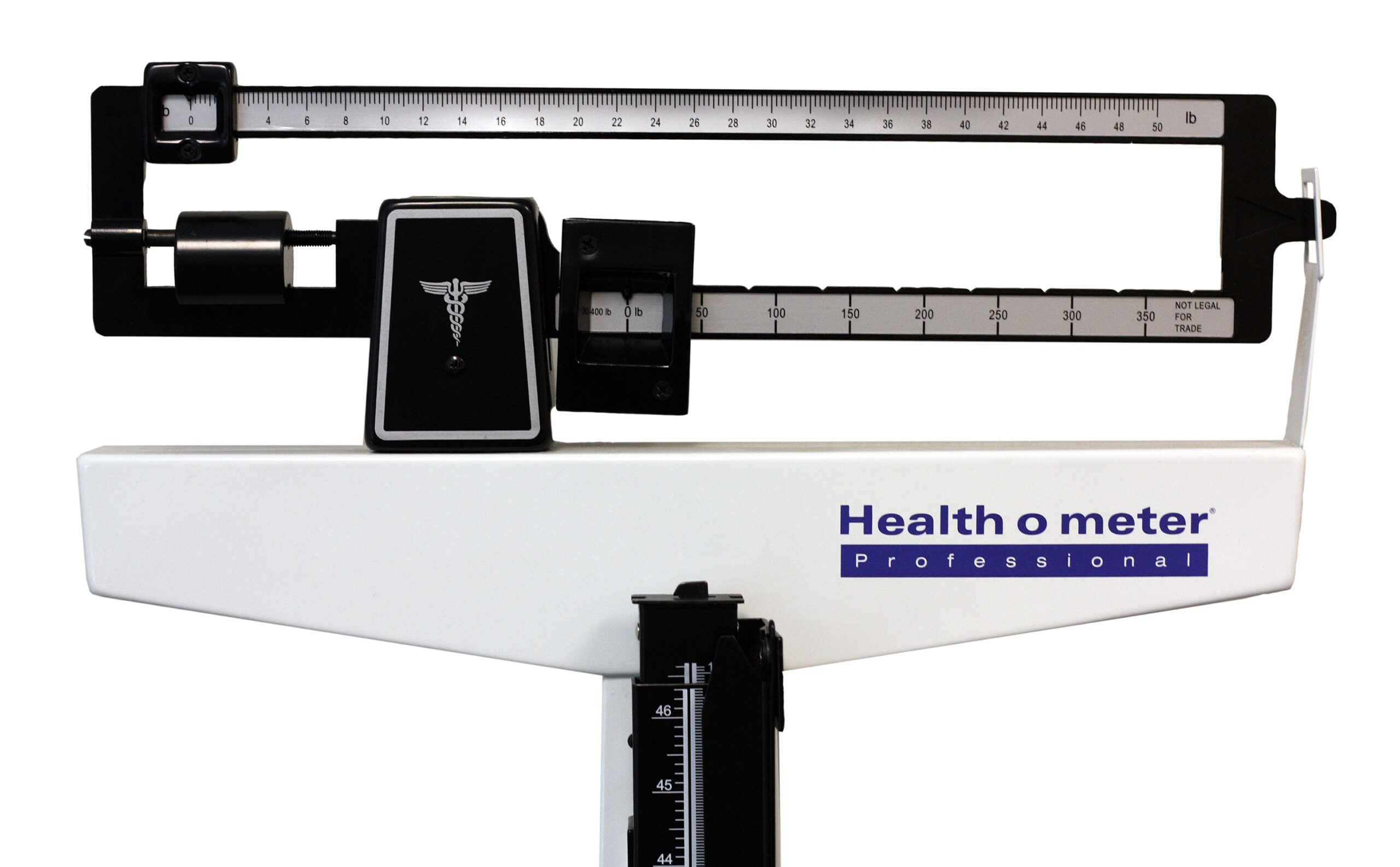 Health o meter 402LB Mechanical Beam Scale with Height Rod | QuinceMedical.com