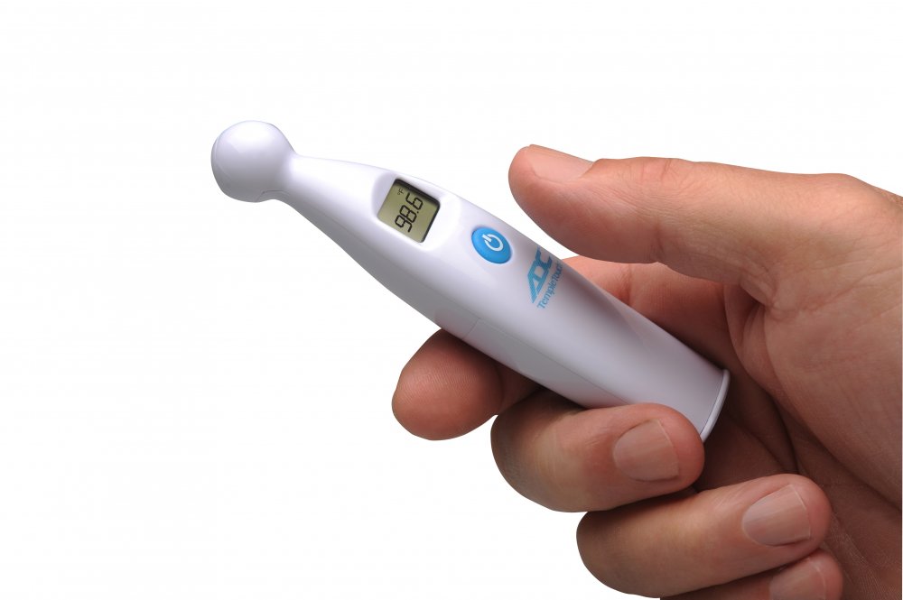 Adtemp™ Temple Touch Digital Thermometer Display Package, 12/pk (US Only)