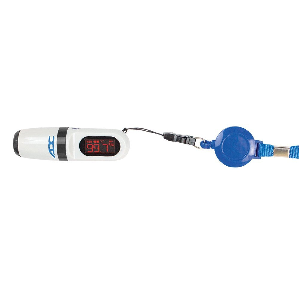 Mini Non-Contact Forehead Thermometer with Retractable Lanyard (US Only)