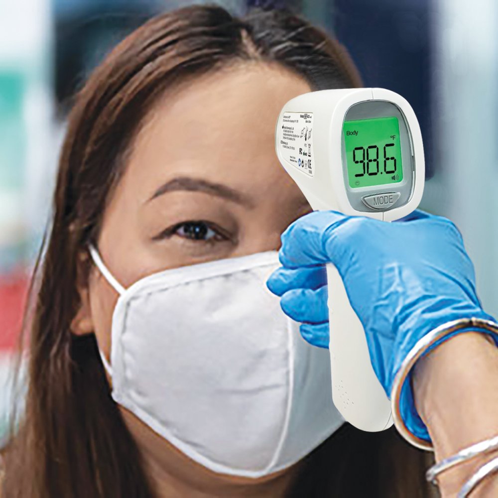 Infrared Non-Contact Forehead Thermometer (Where possible, vendor asks for orders placed in increments of 6, which is a full inner box) (US Only)