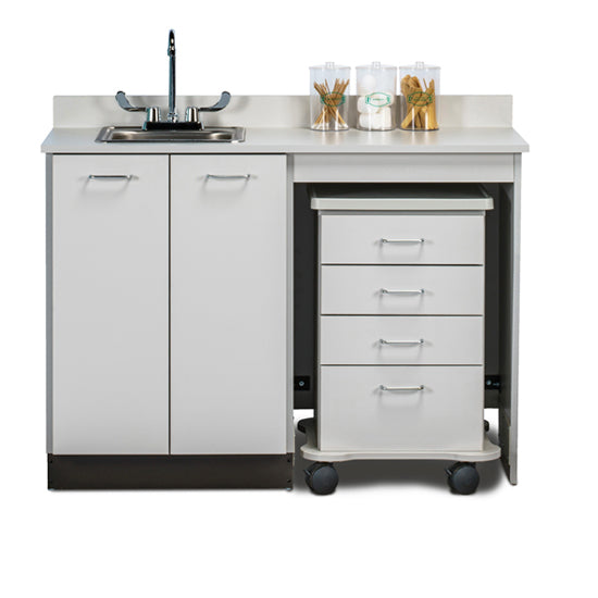 Clinton 48048R 48" Cart-Mate Cabinet/Cart Right | QuinceMedical.com