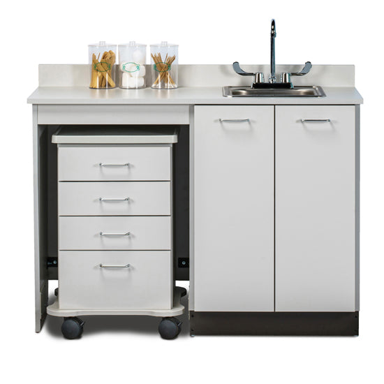 Clinton 48048L 48" Cart-Mate Cabinet/Cart Left | QuinceMedical.com