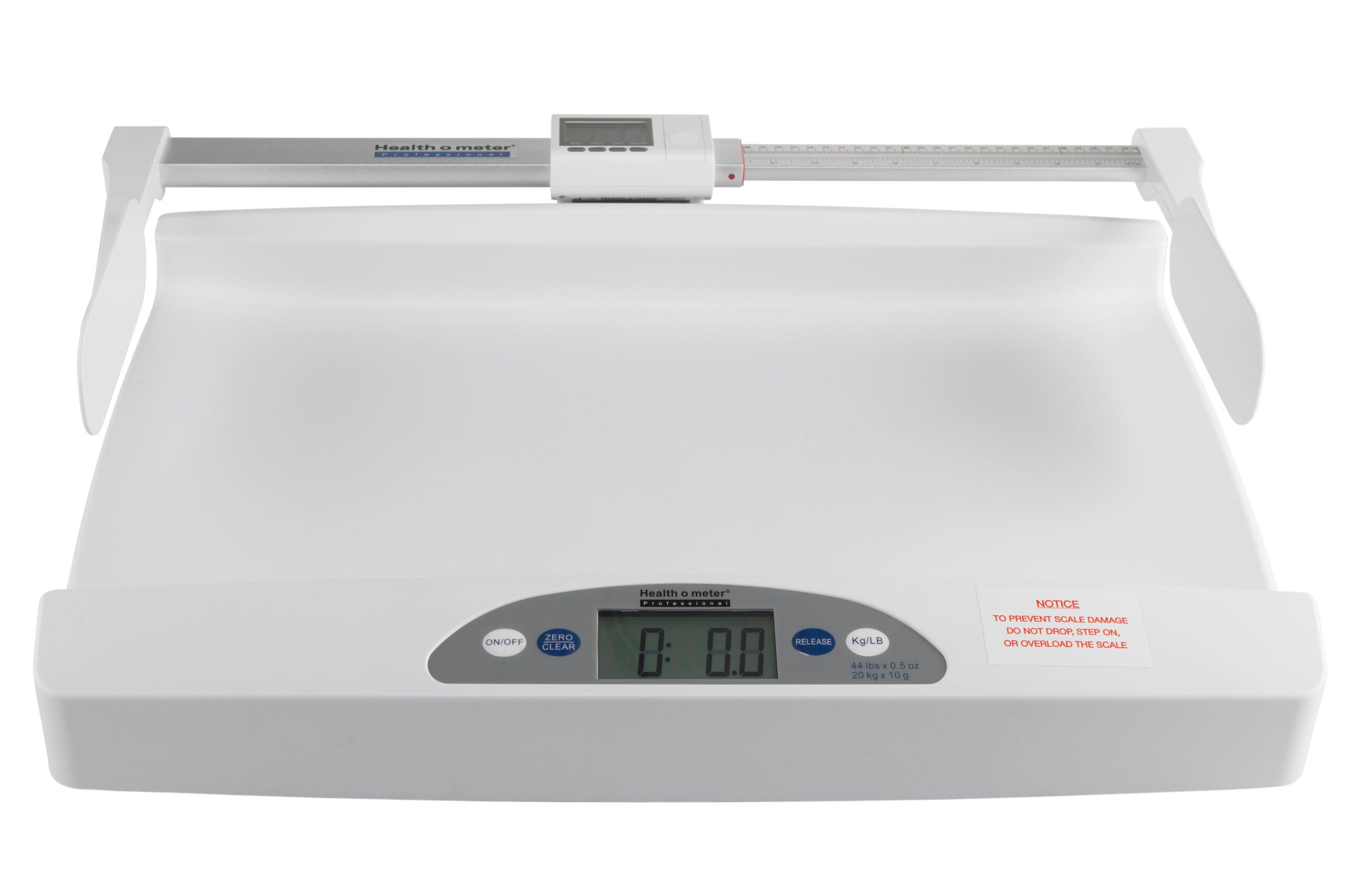 Health o meter 553 Digital Pediatric Tray Scale with Height Rod | QuinceMedical.com
