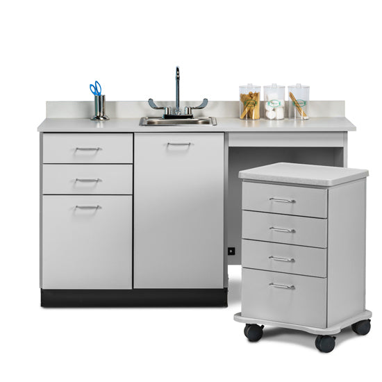 Clinton 48060MR 60" Cart-Mate Cabinet/Cart Right | QuinceMedical.com
