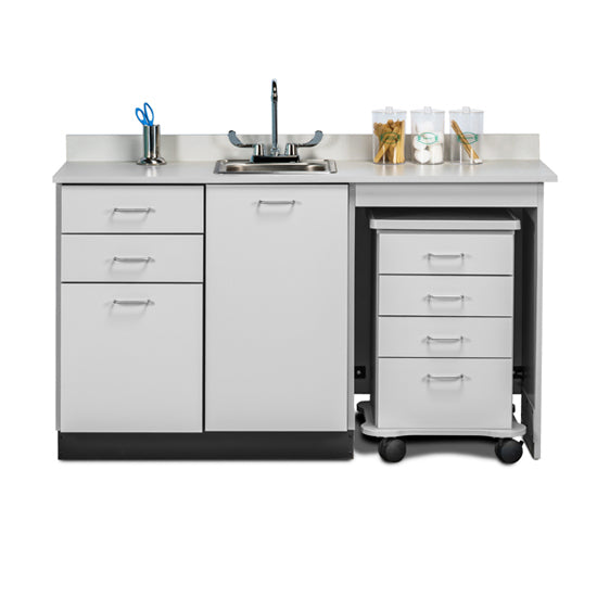 Clinton 48060MR 60" Cart-Mate Cabinet/Cart Right | QuinceMedical.com