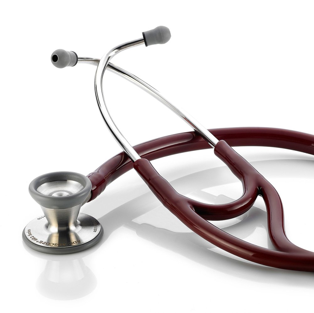 Cardiology Stethoscope, Burgundy | Adscope 602