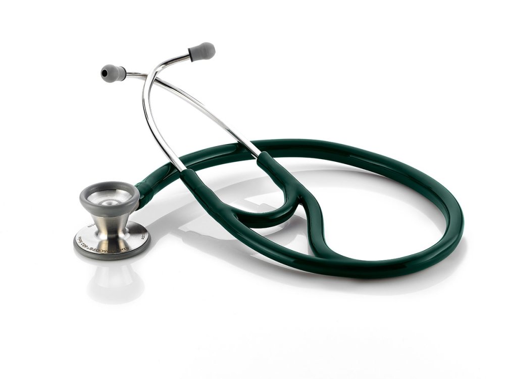 Cardiology Stethoscope, Dark Green