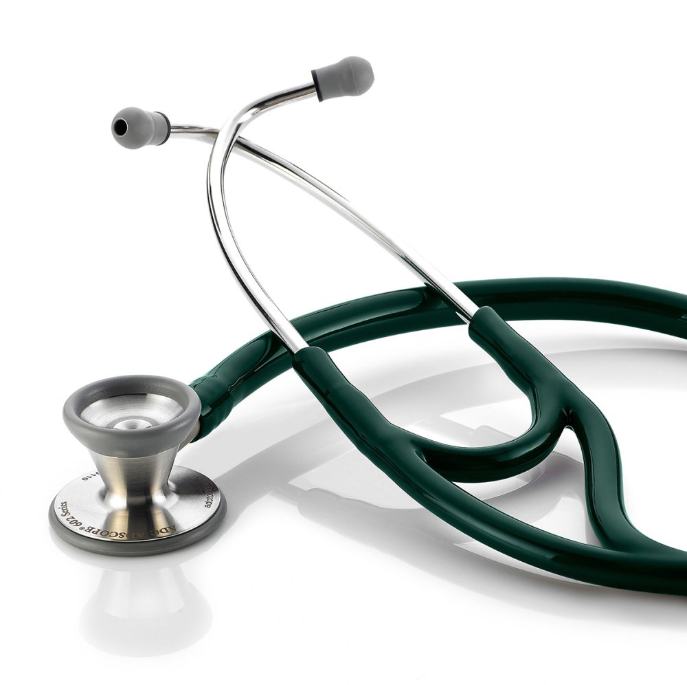Cardiology Stethoscope, Dark Green