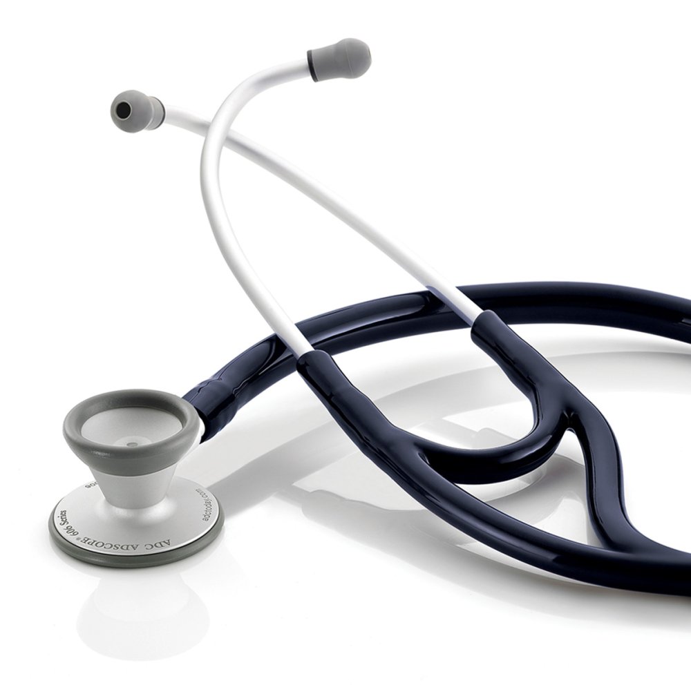 ADSCOPE Lightweight Cardiology Stethoscope, Navy
