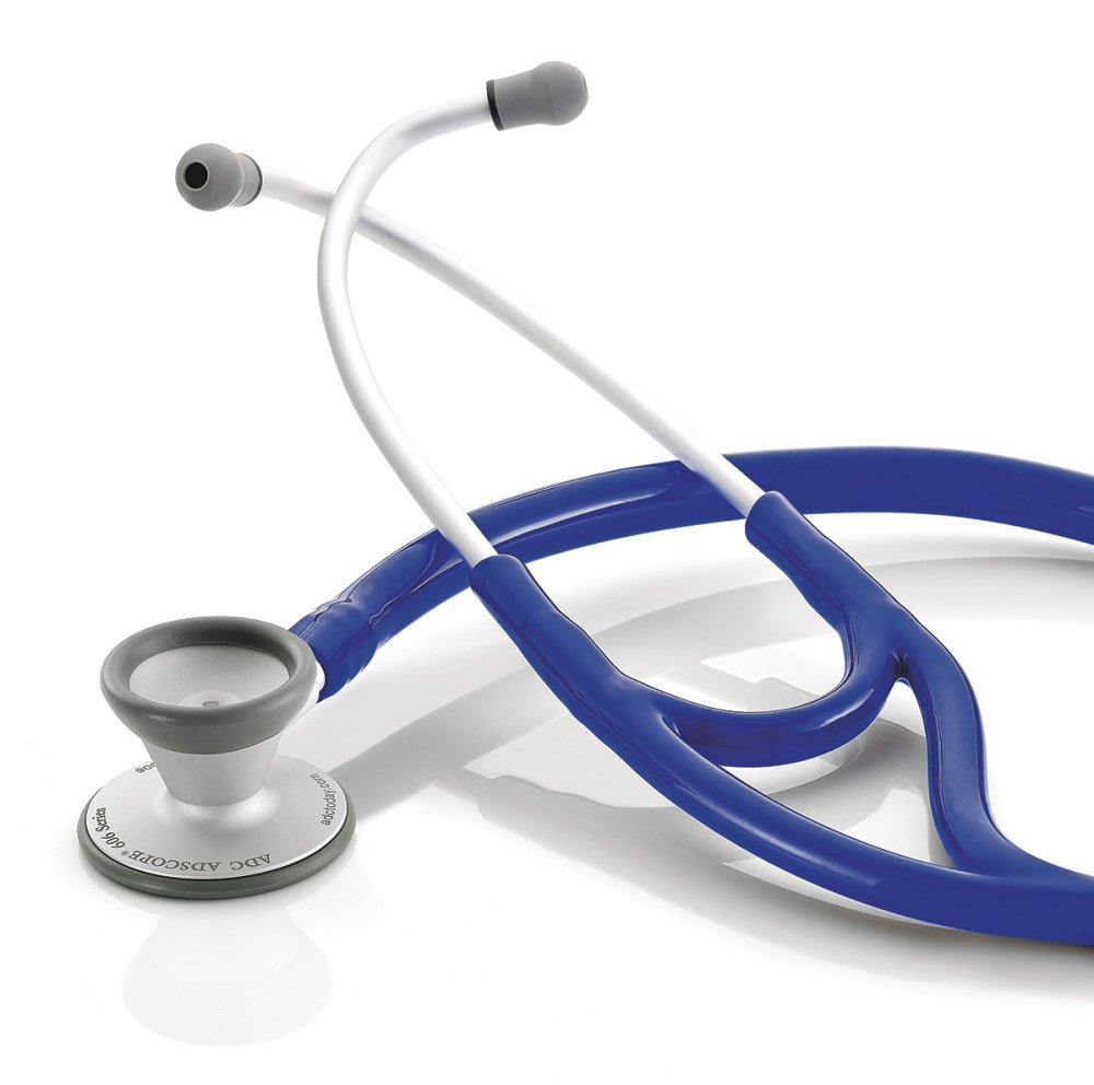 ADSCOPE Lightweight Cardiology Stethoscope, Royal Blue