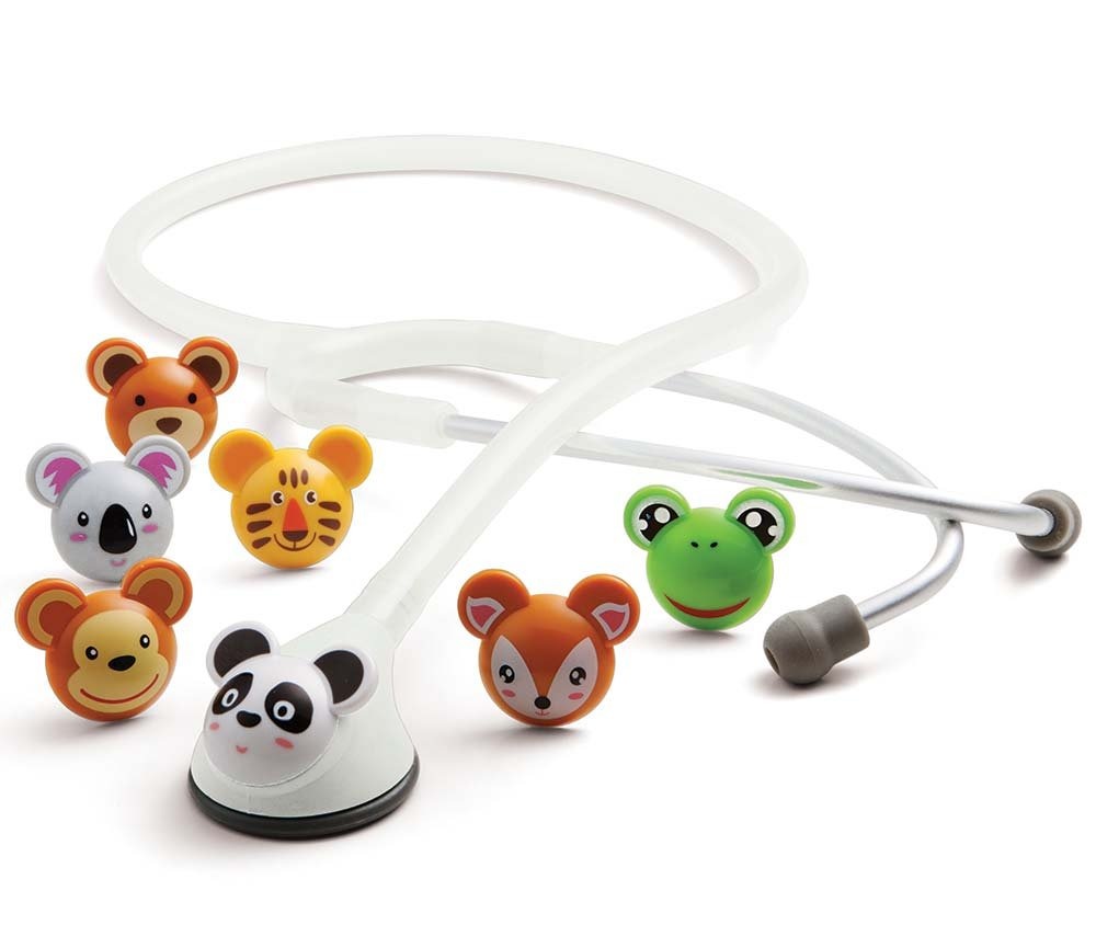 Stethoscope, Adscope Animal Scope, Pediatric, 30", White, Latex Free (LF)