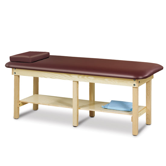 Clinton 6190 Classic Series, Heavy-Duty, Treatment Table with Shelf | QuinceMedical.com