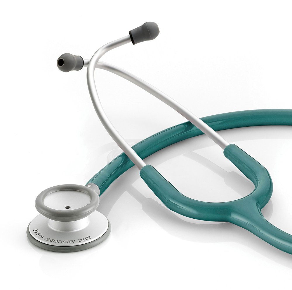 Stethoscope, Teal - Latex-Free with Lightweight Design