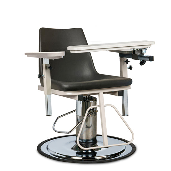 Clinton 6330-P H Series, E-Z-Clean, Blood Drawing Chair with ClintonClean™ Arms | QuinceMedical.com