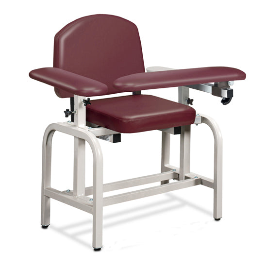Clinton 66010 Lab X Series, Blood Drawing Chair with Padded Arms | QuinceMedical.com