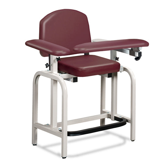 Clinton 66011 Lab X Series, Extra-Tall, Blood Drawing Chair with Padded Arms | QuinceMedical.com