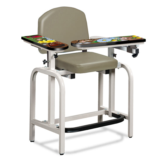 Clinton 66011-SG Pediatric Series/Spring Garden, Blood Drawing Chair | QuinceMedical.com