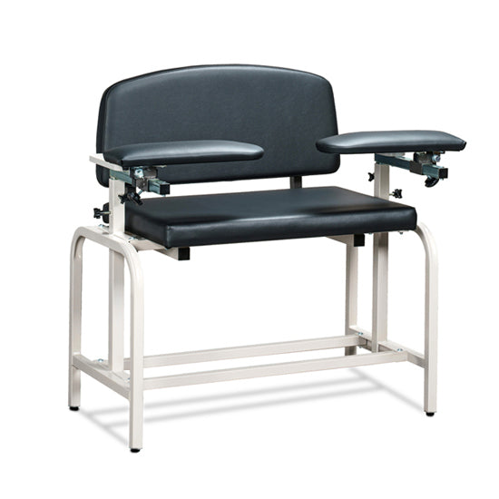 Clinton 66099 Lab X Series, Extra-Wide and Extra-Tall, Blood Drawing Chair with Padded Arms | QuinceMedical.com