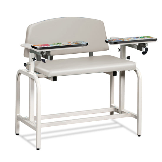 Clinton 66099-AQ Pediatric Series/Aquarium, Extra-Wide, Blood Drawing Chair | QuinceMedical.com