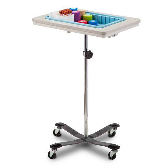 Clinton 6902 Two-Bin Mobile Phlebotomy Stand | QuinceMedical.com