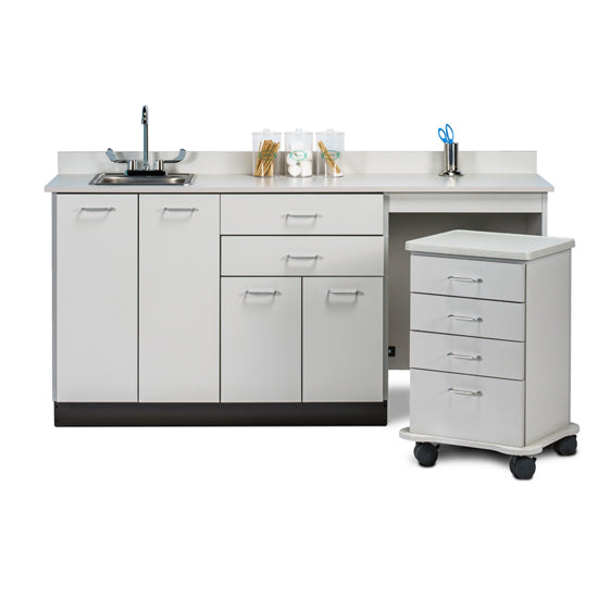 Clinton 48072R 72" Cart-Mate Cabinet/Cart Right | QuinceMedical.com