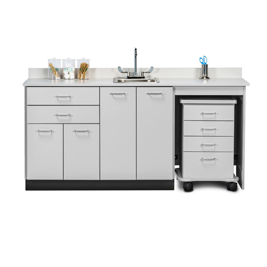 Clinton 48072MR 72" Cart-Mate Cabinet/Cart Right | QuinceMedical.com