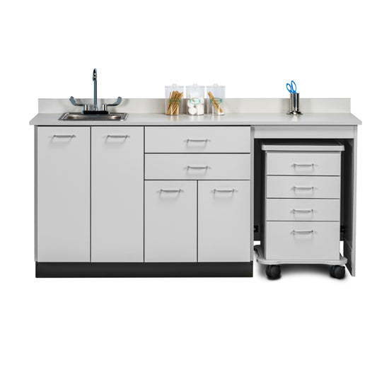 Clinton 48072R 72" Cart-Mate Cabinet/Cart Right | QuinceMedical.com