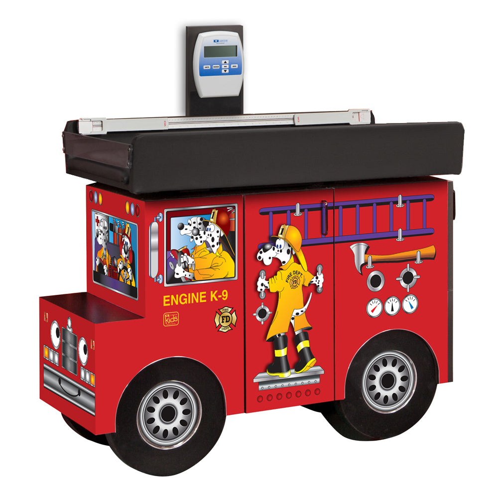 Clinton 7833 Scale Table/Engine K-9 with Dalmatian Firefighters | QuinceMedical.com